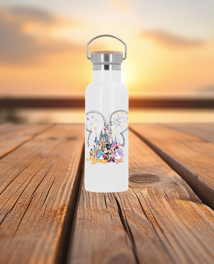 Termo con tapón de bambú personalizable - Imagen 5