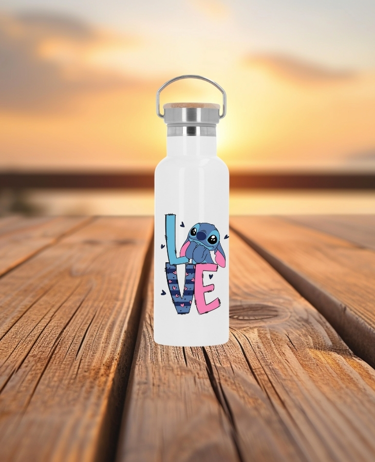 Termo con tapón de bambú personalizable - Imagen 4