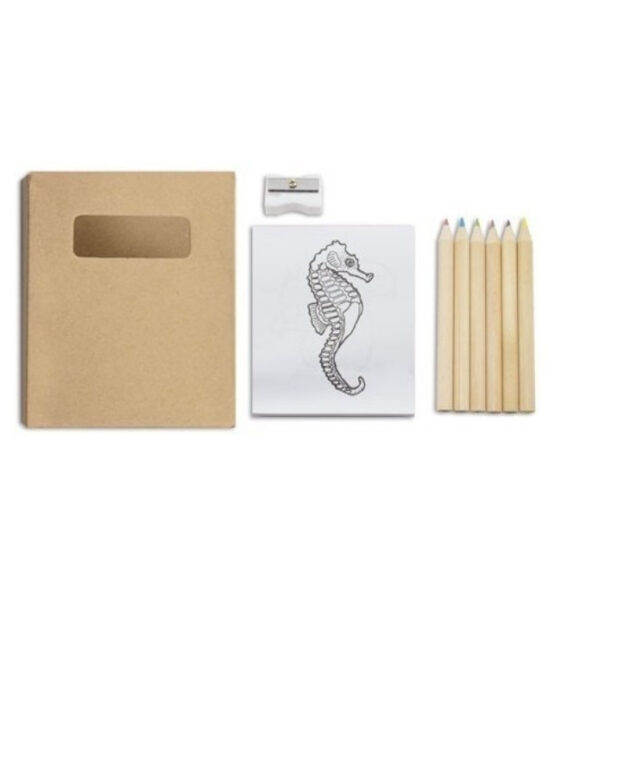 Set 6 lápices de colores surtido personalizado