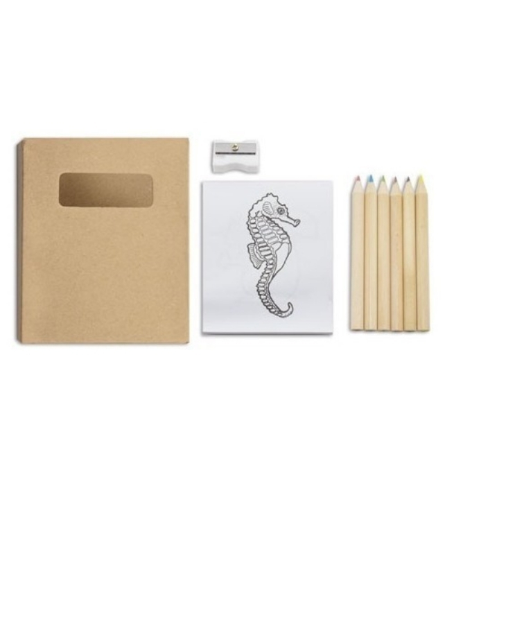 Set 6 lápices de colores surtido personalizado