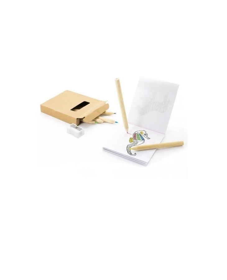 Set 6 lápices de colores surtido personalizado - Imagen 2