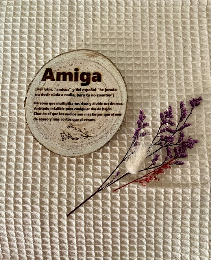 Rodaja de madera con definición personalizada - Imagen 2