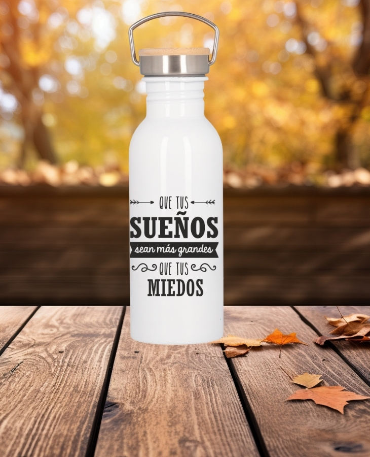 Termo con tapón de bambú personalizable - Imagen 9