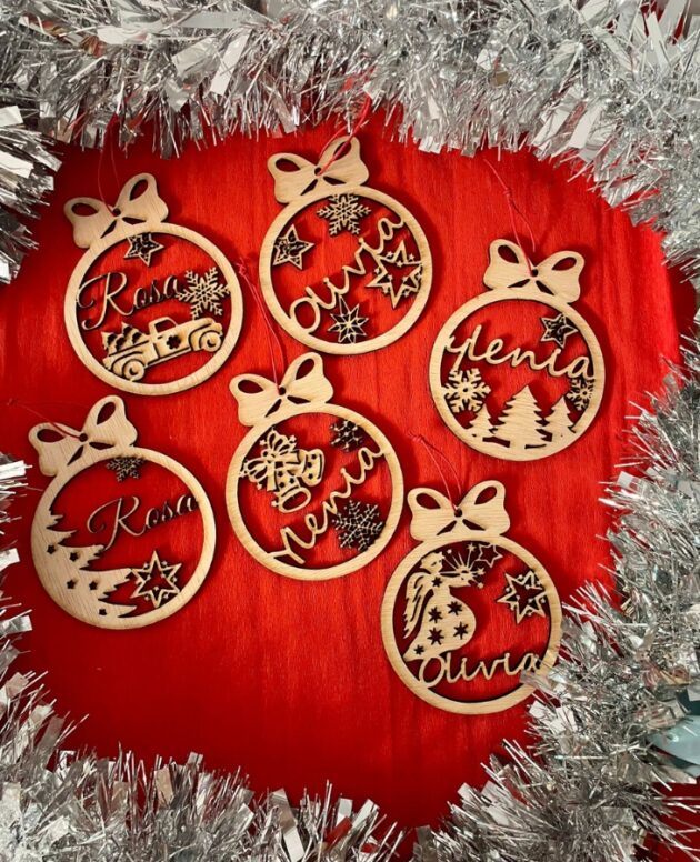 Bolas de madera personalizadas