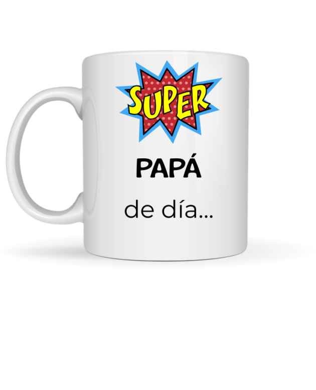 Taza “Super papá de día, gamer de noche”