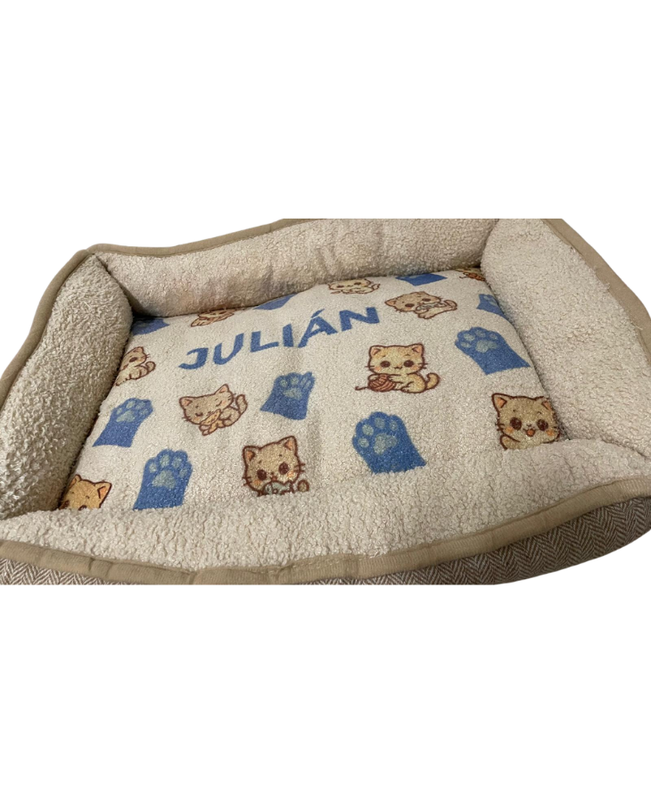 Cama acolchada para mascota - Imagen 4
