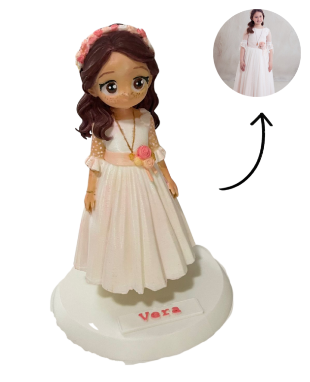 Figura personalizada 3D estilo chibi
