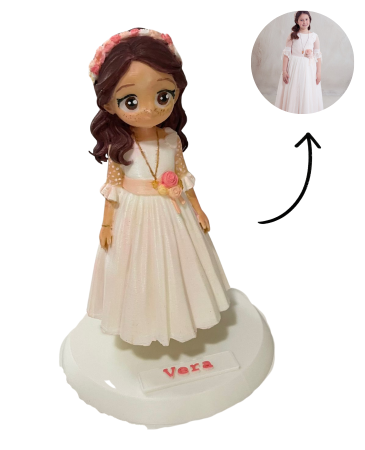 Figura personalizada 3D estilo chibi