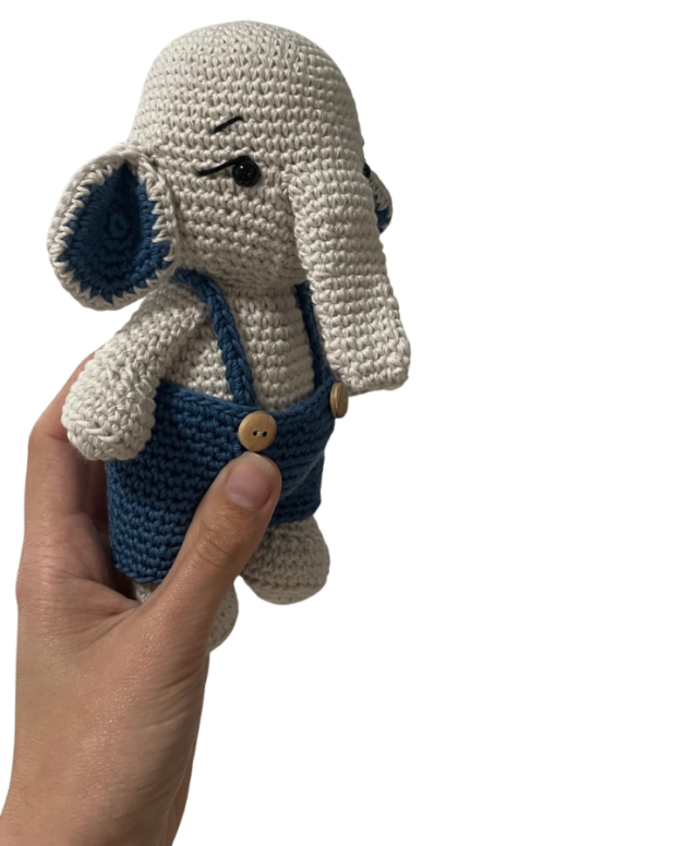 Elefante de crochet para bebé