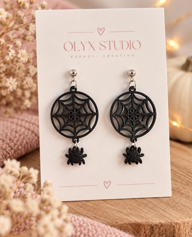 Pendientes Telaraña